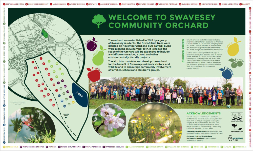 Swavesey community orchard leaflet
